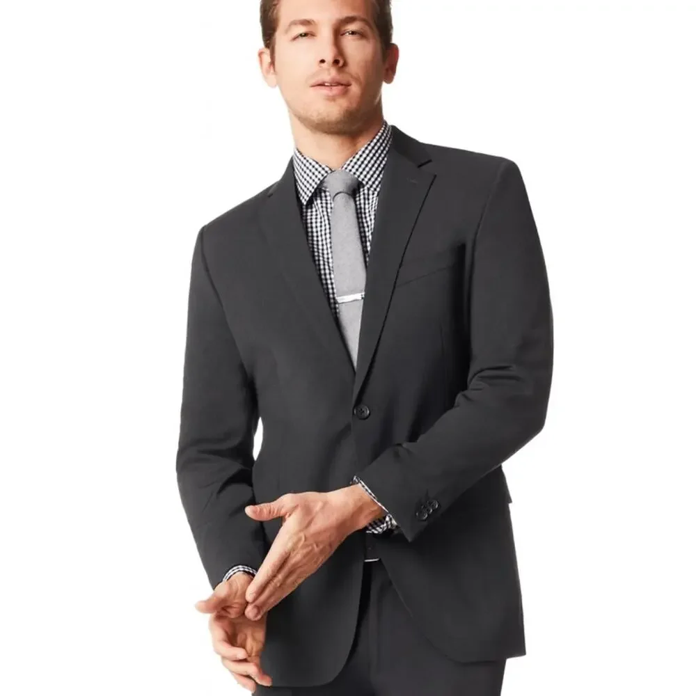Banana Republic Men's Italian Linen Blend Tailored Fit Suit Blazer - 44R